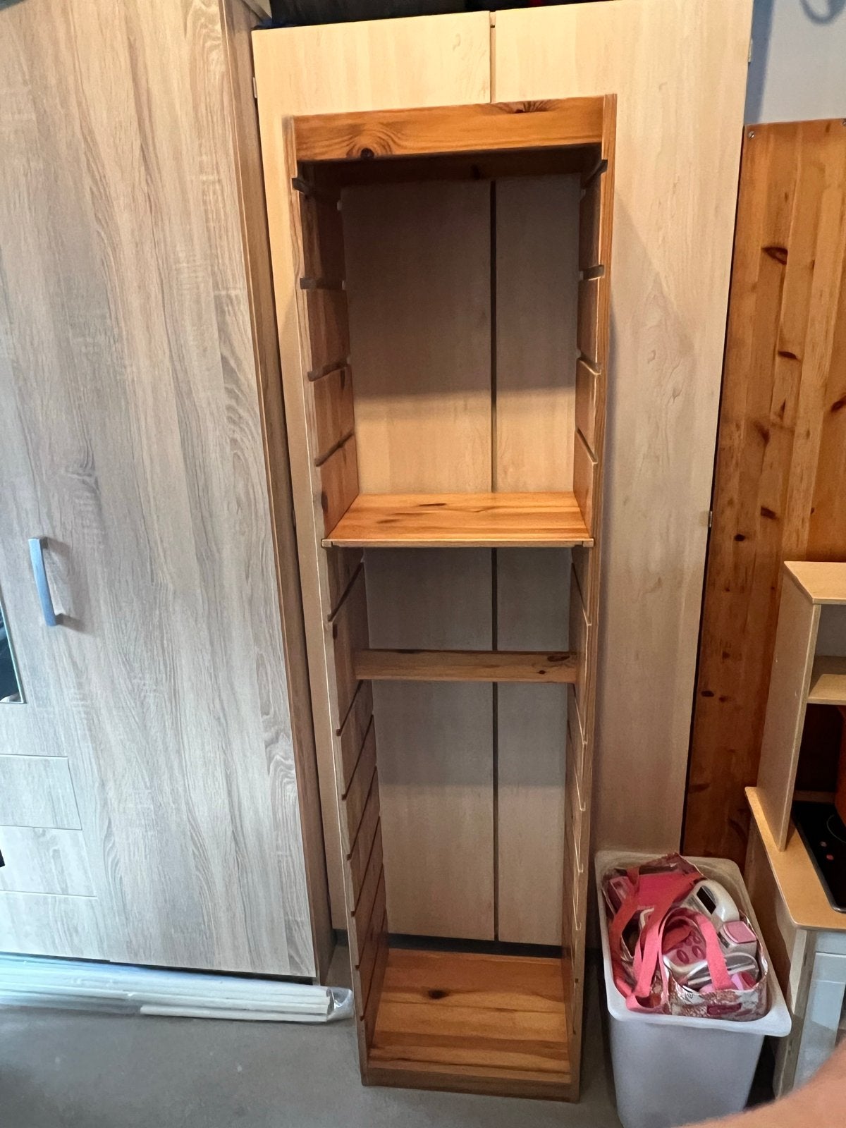 Ikea Trofast massief houten opbergrek 175x44x30 cm, Ophalen, Met plank(en), Minder dan 50 cm, Gebruikt