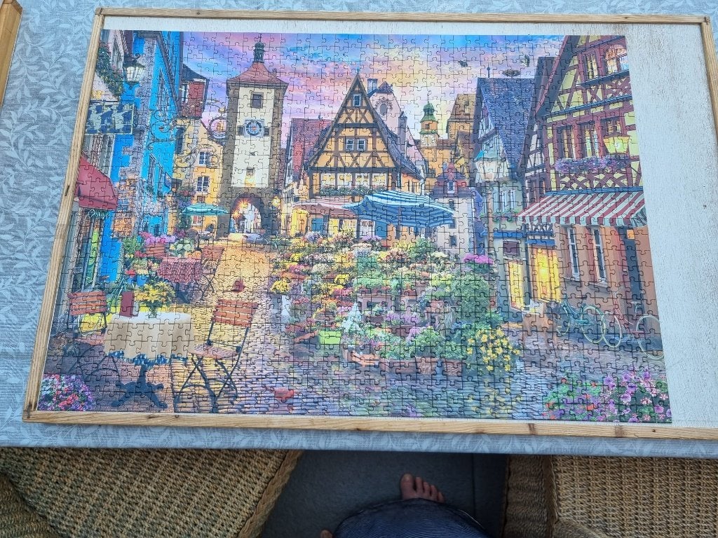 Hebo Legpuzzel - 1000 Stukjes, Ophalen, 500 t/m 1500 stukjes, Zo goed als nieuw, Legpuzzel
