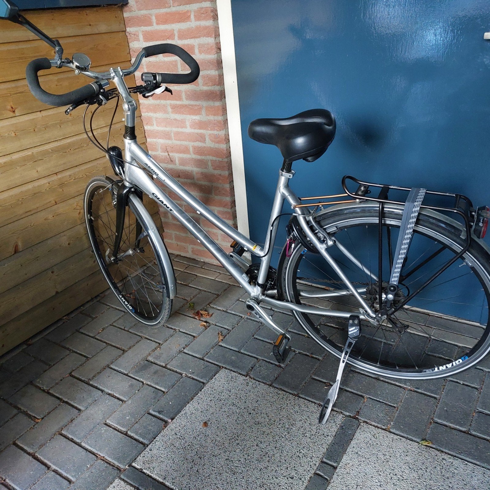 lichte en snelle Giant Aero RS1 damesfiets, frame 54 cm, Ophalen, Gebruikt, Derailleur of Ketting, Giant Aero RS1