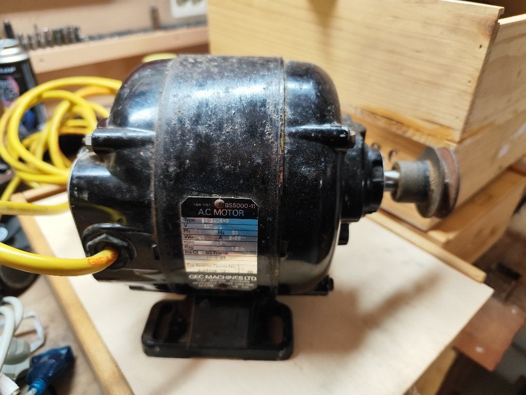 Elektromotor, Doe-het-zelf en Verbouw, Ophalen, Gebruikt, Elektromotor, 1400 tot 1800 rpm