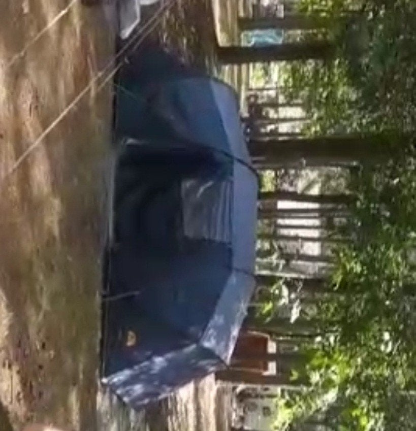 Tent vis-a-vis voor 4 personen, Caravans en Kamperen, Tenten, Ophalen of Verzenden