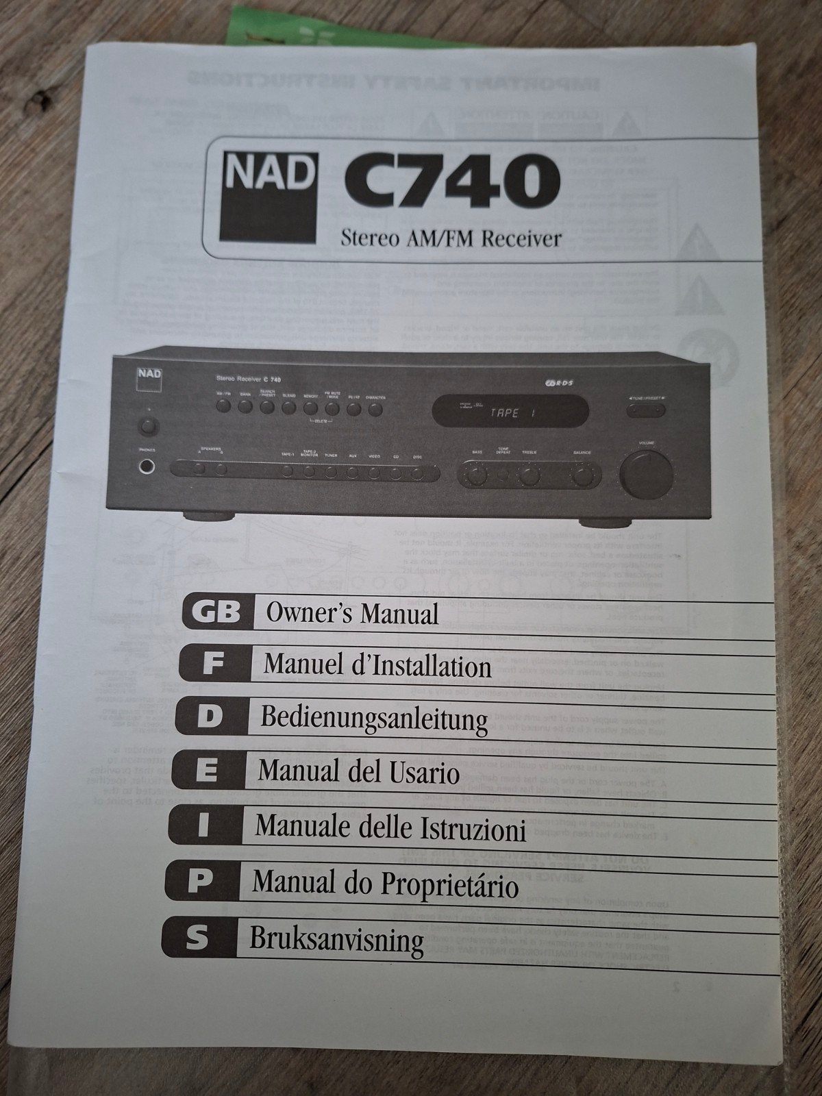 NAD C740 Stereo Receiver met DALI 1.5 luidsprekers