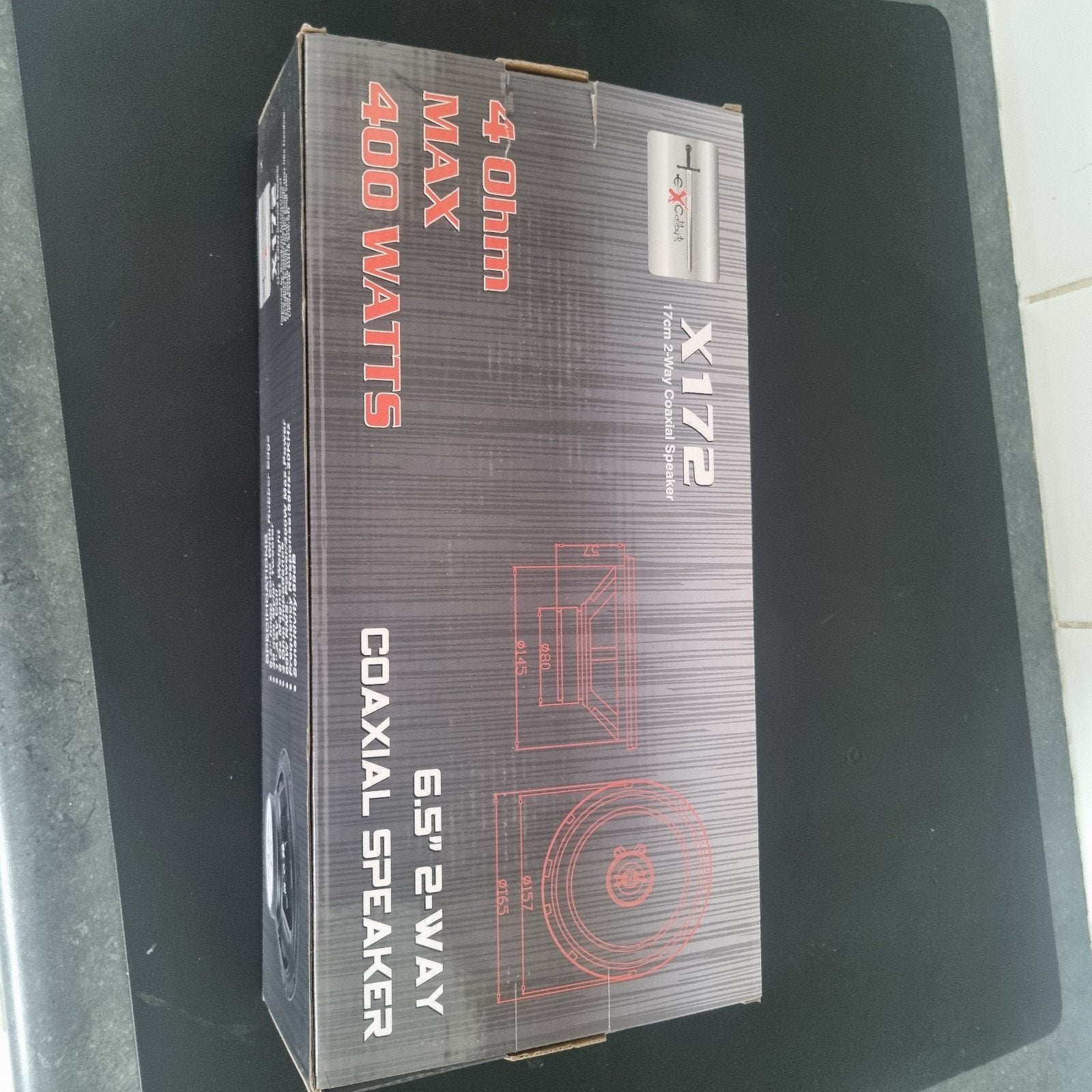 Excalibur X172 6.5" 2-weg Coaxiale Luidsprekers 400W, Ophalen of Verzenden, Nieuw, Universele onderdelen