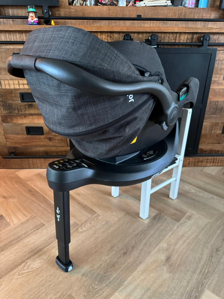 Joie i-Gemm 3 autostoel + Joie i-Base Encore draaibare base, Overige merken, Zo goed als nieuw, Isofix, 0 t/m 13 kg