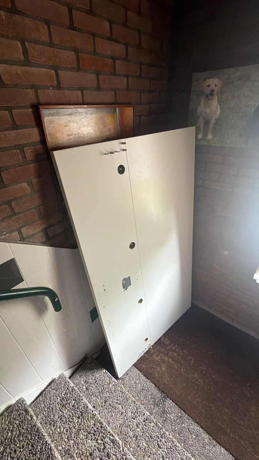 IKEA bed 160x200, Gebruikt, Wit, Tweepersoons, Ophalen of Verzenden