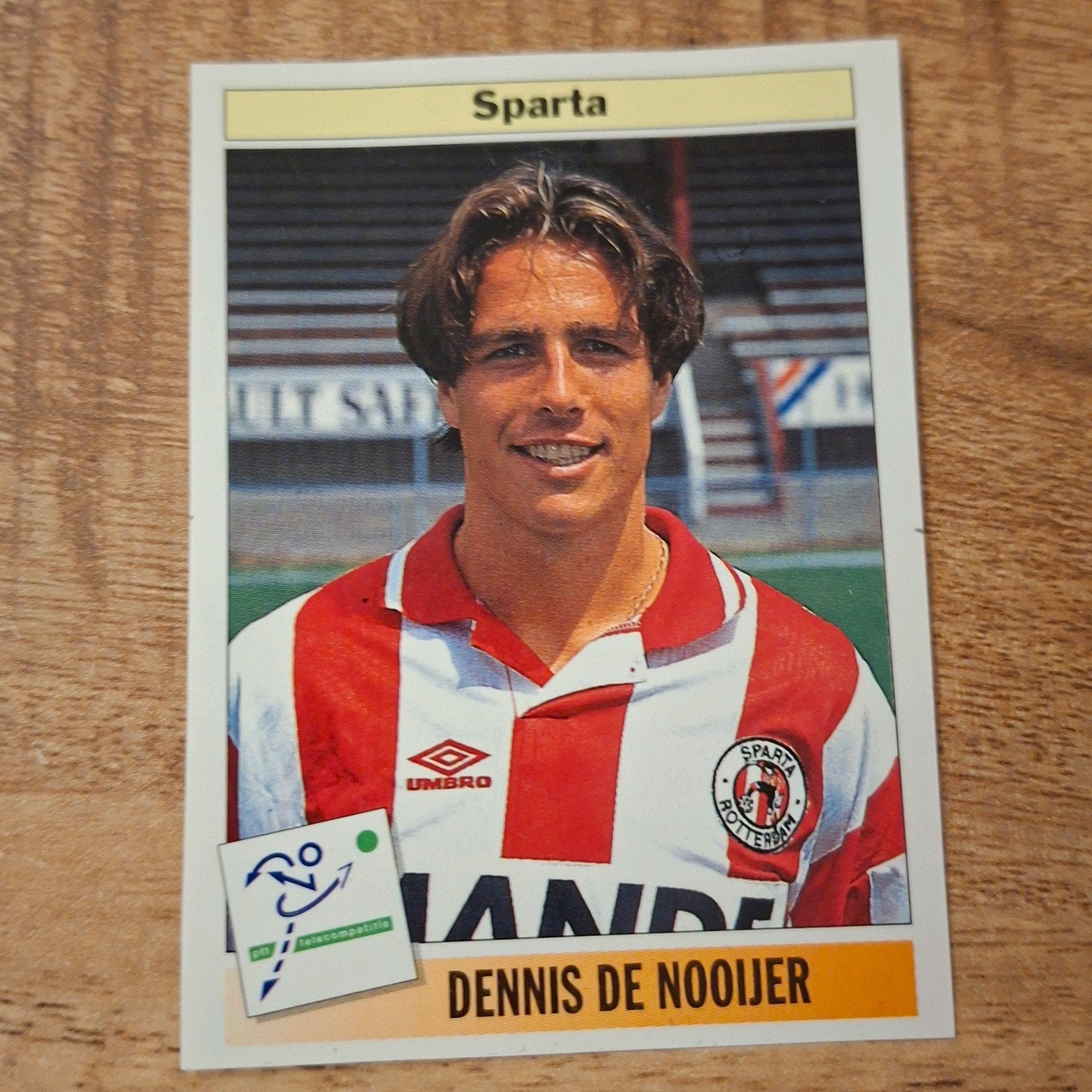 Panini Voetbal 1995 Sparta - Dennis de Nooijer, Verzamelen, Ophalen of Verzenden, Zo goed als nieuw, Sparta, Poster, Plaatje of Sticker