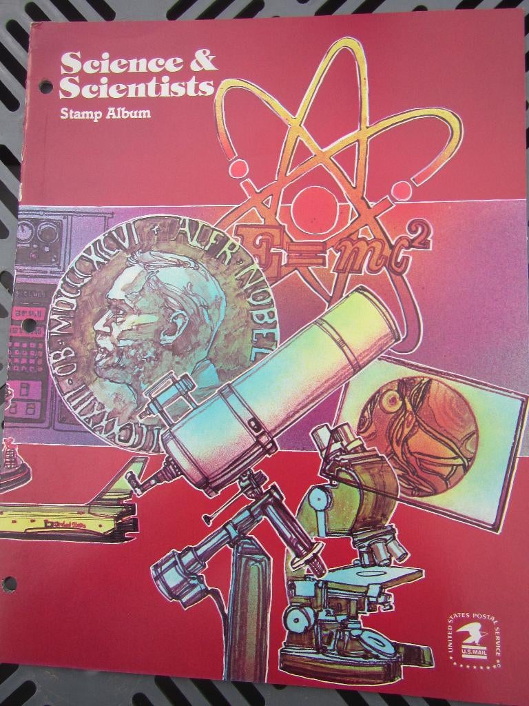 Science & Scientists, Stamp Album, leuk, Postzegels en Munten, Verzenden, Buitenland