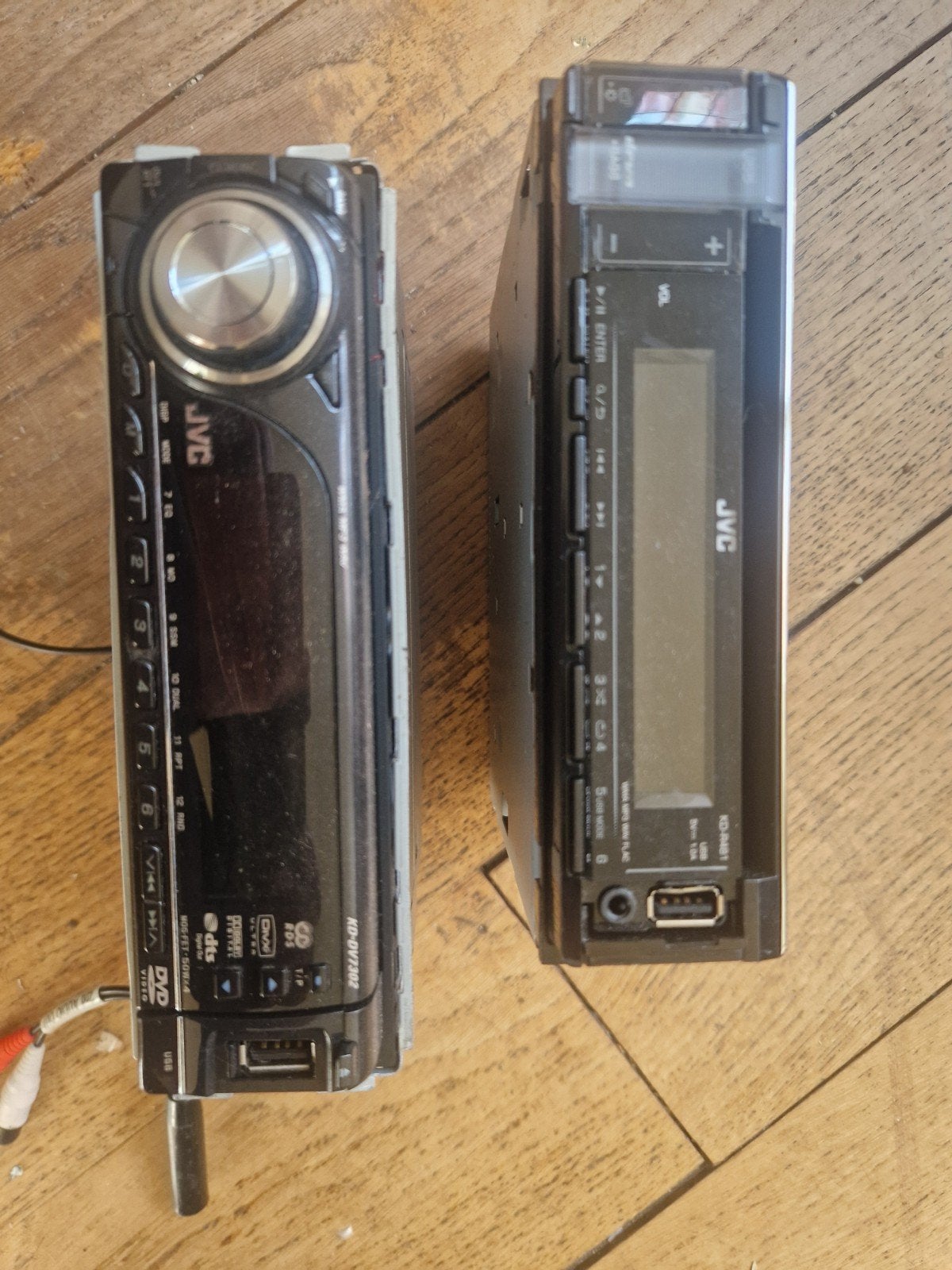JVC KD-DV7302 DVD/CD-ontvanger en JVC KD-R481 CD-ontvanger, Ophalen of Verzenden, Gebruikt
