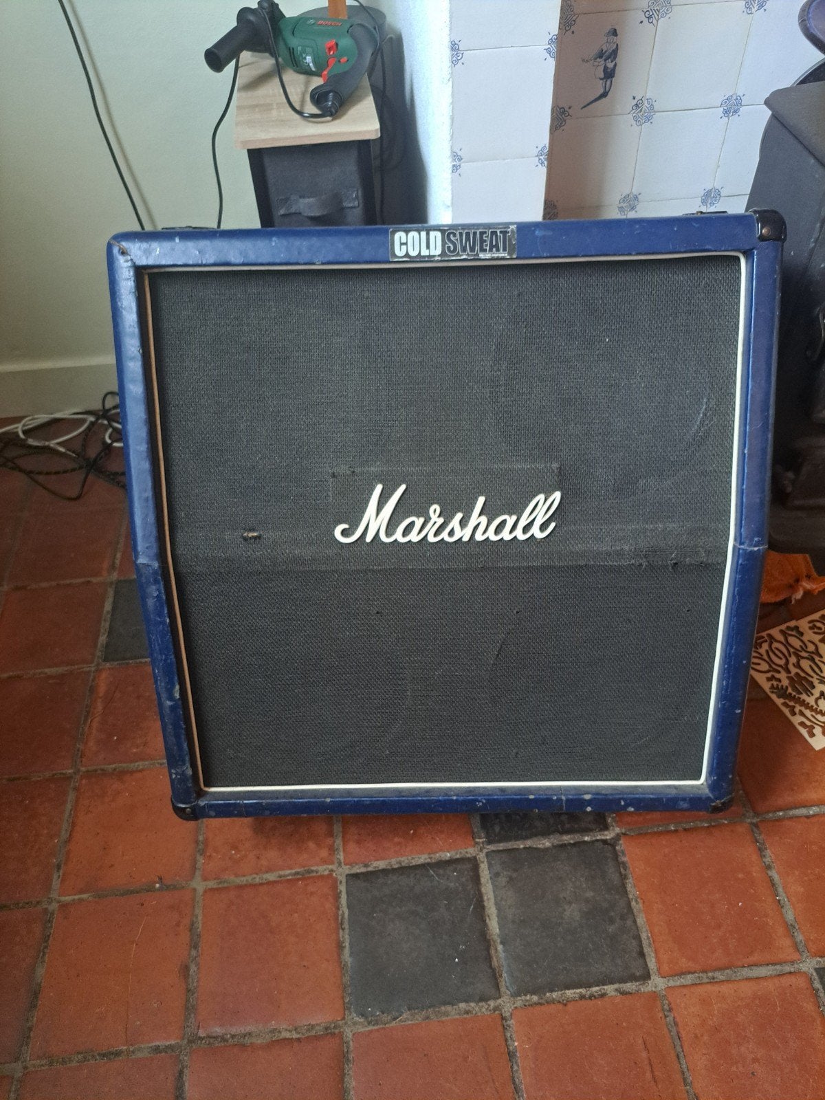 Marshall gitaarcabinet, Muziek en Instrumenten, Ophalen, Gebruikt, Gitaar, 100 watt of meer