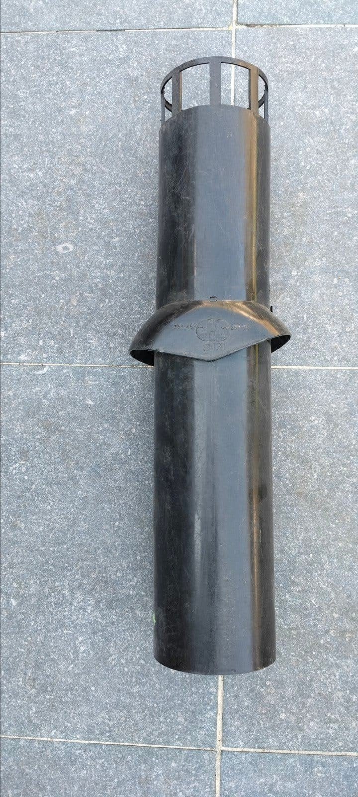 Kunststof dakdoorvoer voor lucht 35/45 graden, Ø 13.1 cm, Doe-het-zelf en Verbouw, Buizen en Afvoer, Ophalen of Verzenden