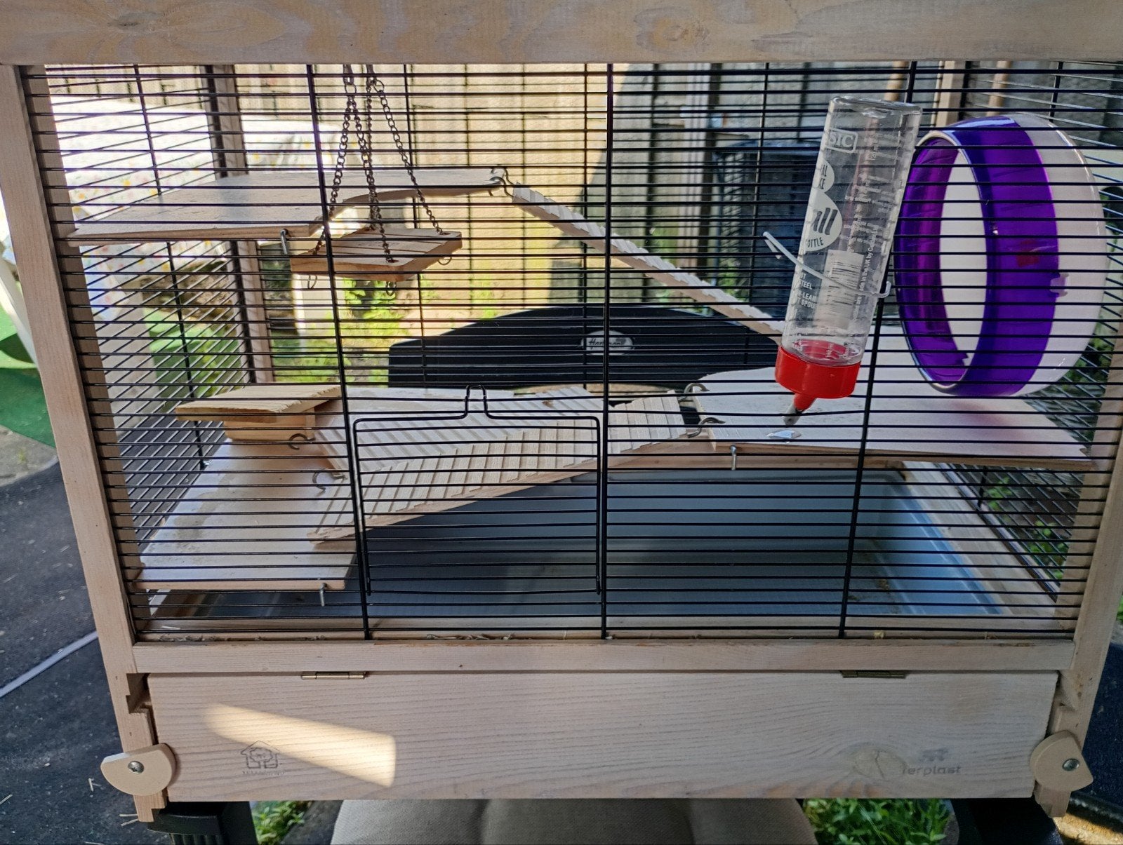 Hamster verblijf zgan, Ophalen, Zo goed als nieuw, Loopwiel of Rad