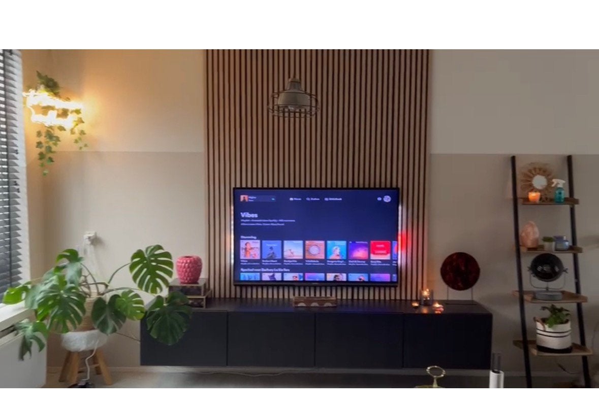 IKEA Besta TV-meubel / Opbergkast Zwart, Huis en Inrichting, Ophalen, Minder dan 50 cm, Gebruikt, 200 cm of meer