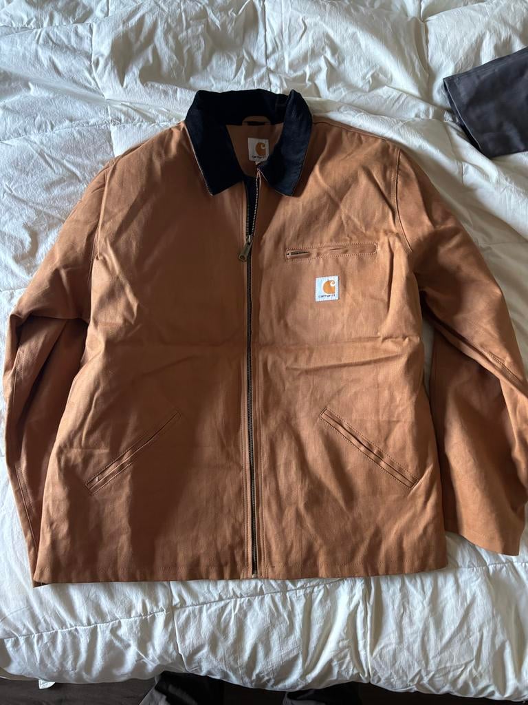 Carhartt Jassen (XL), Kleding | Heren, Jassen | Zomer, Zo goed als nieuw, Maat 56/58 (XL), Bruin, Ophalen of Verzenden