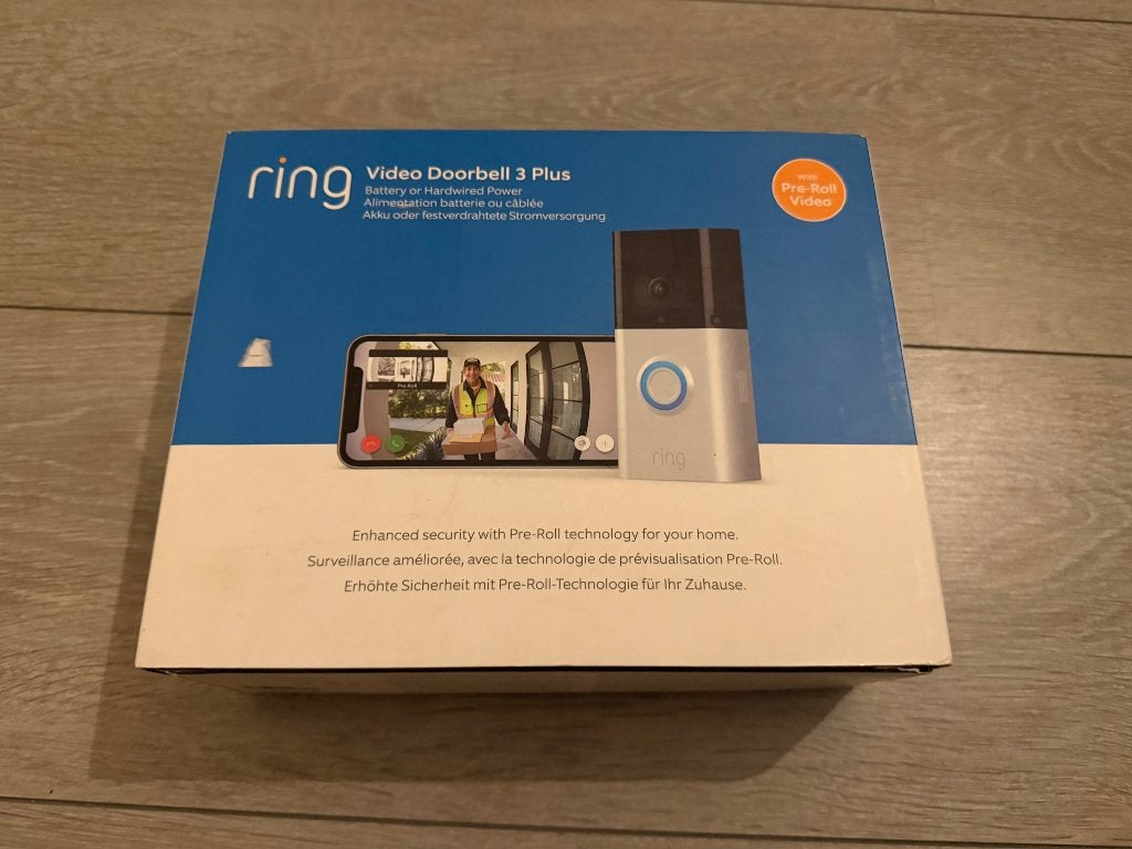 Ring doorbell 3 plus / videodeurbel, Ophalen of Verzenden, Zo goed als nieuw, Draadloos