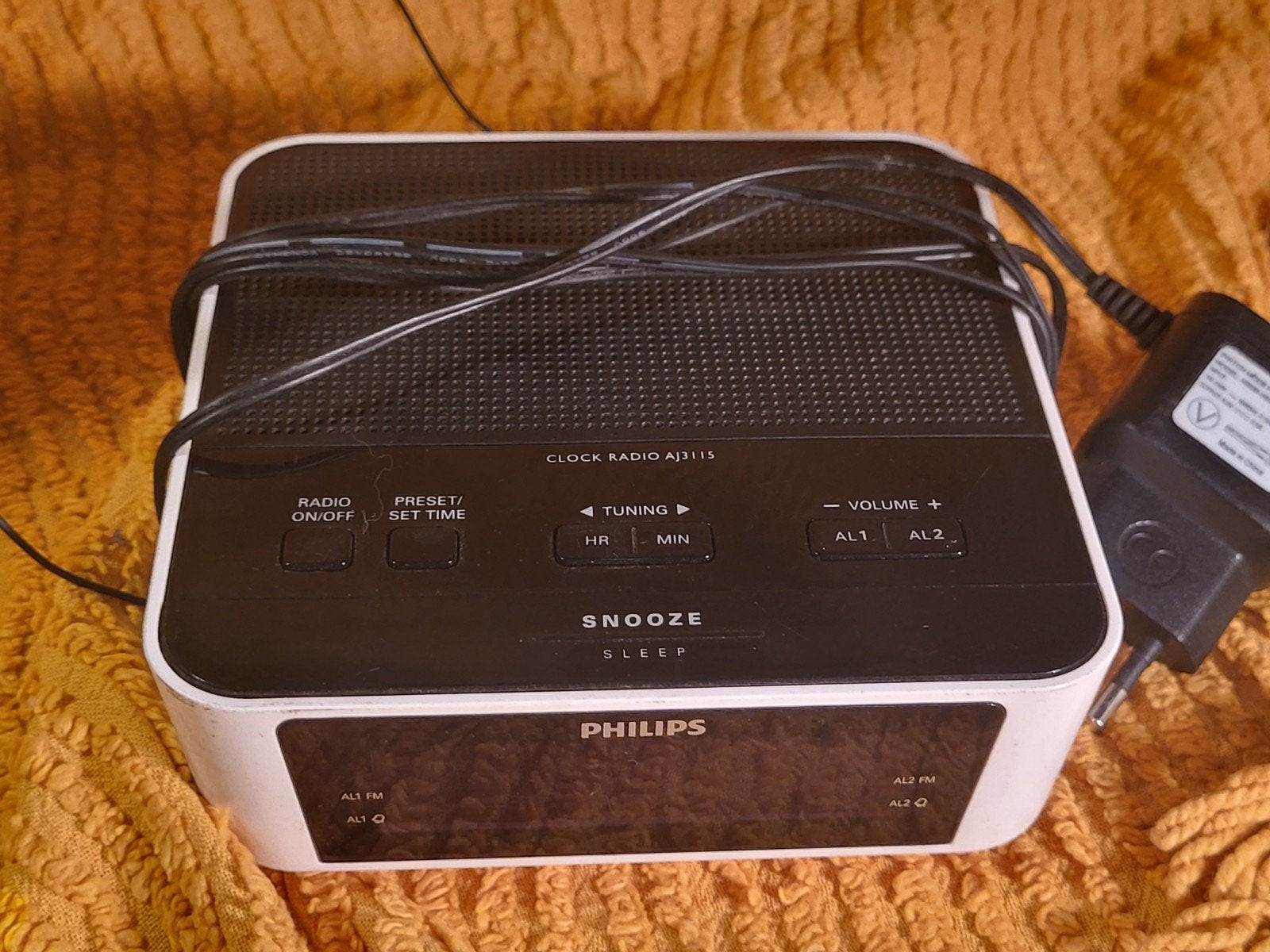 Vintage Wekker Radio's - Panasonic, Sony, Philips, Ophalen of Verzenden, Gebruikt, Radio