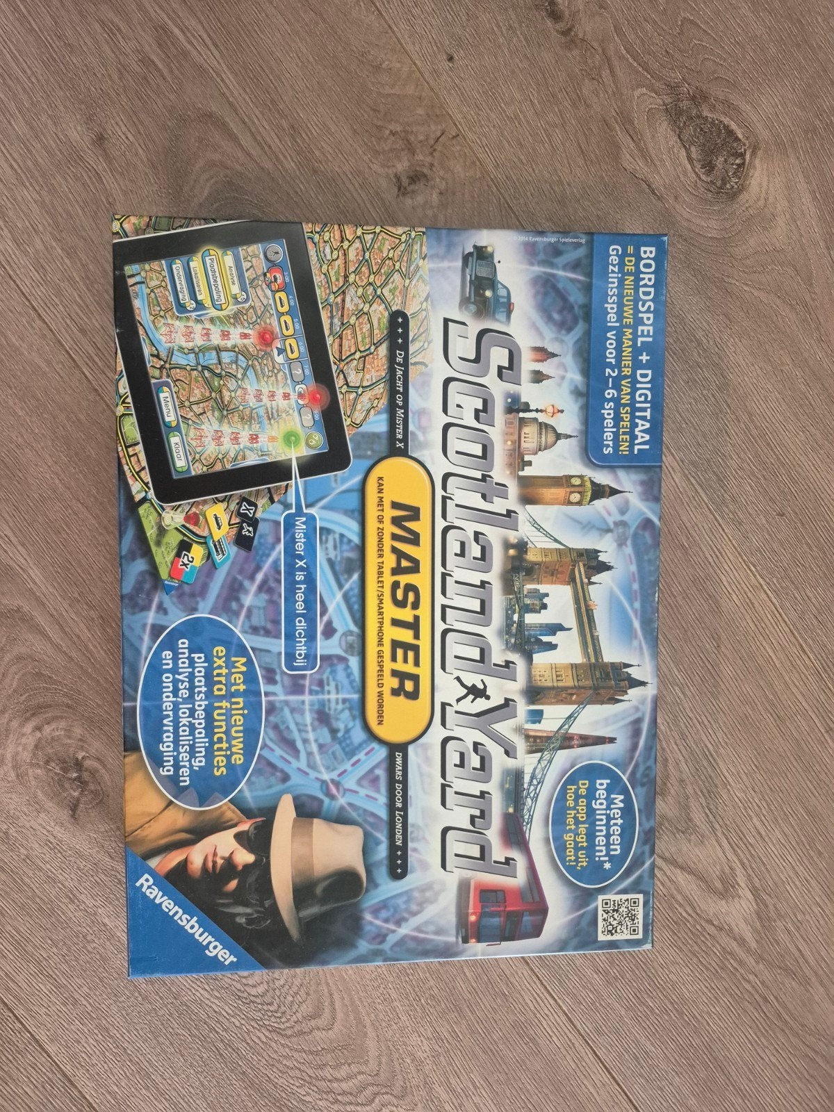 Scotland Yard Master Bordspel + Digitaal Ravensburger, Hobby en Vrije tijd, Drie of vier spelers, Ophalen of Verzenden, Zo goed als nieuw
