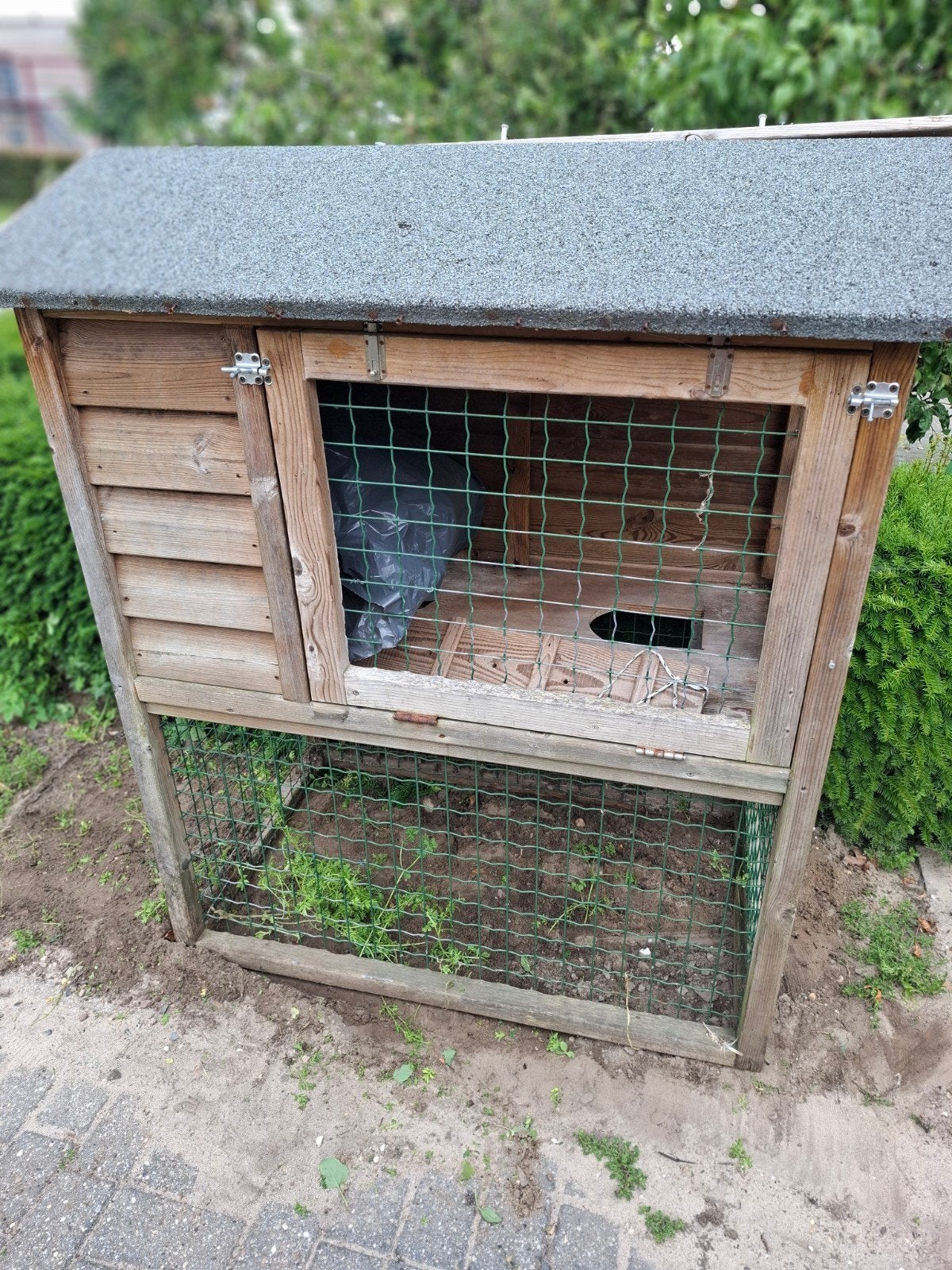 Gratis konijnenhok, Ophalen, 90 cm of meer, Hok, 110 cm of meer