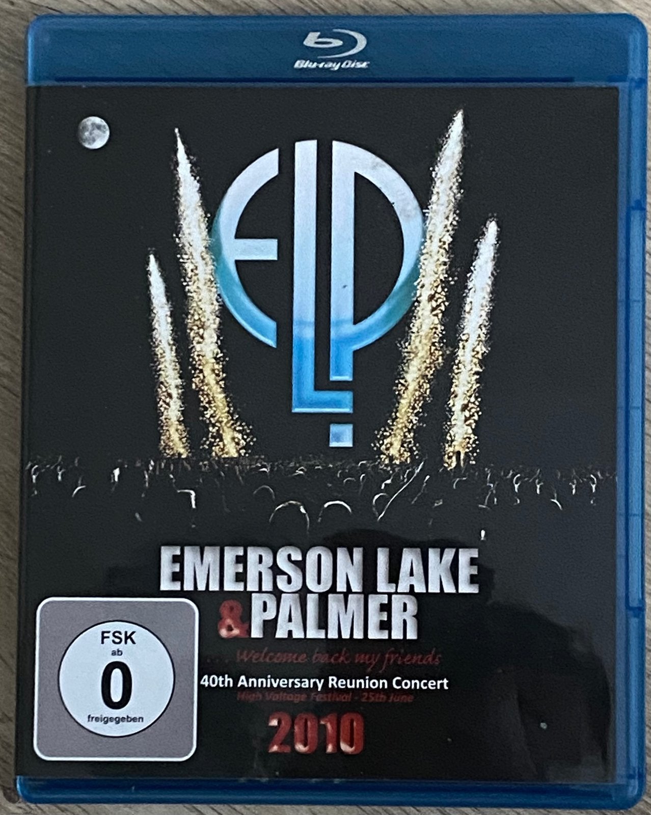 Emerson Lake & Palmer 40 th Anniv. Blu ray!! als nieuw, Ophalen of Verzenden, Zo goed als nieuw, Poprock