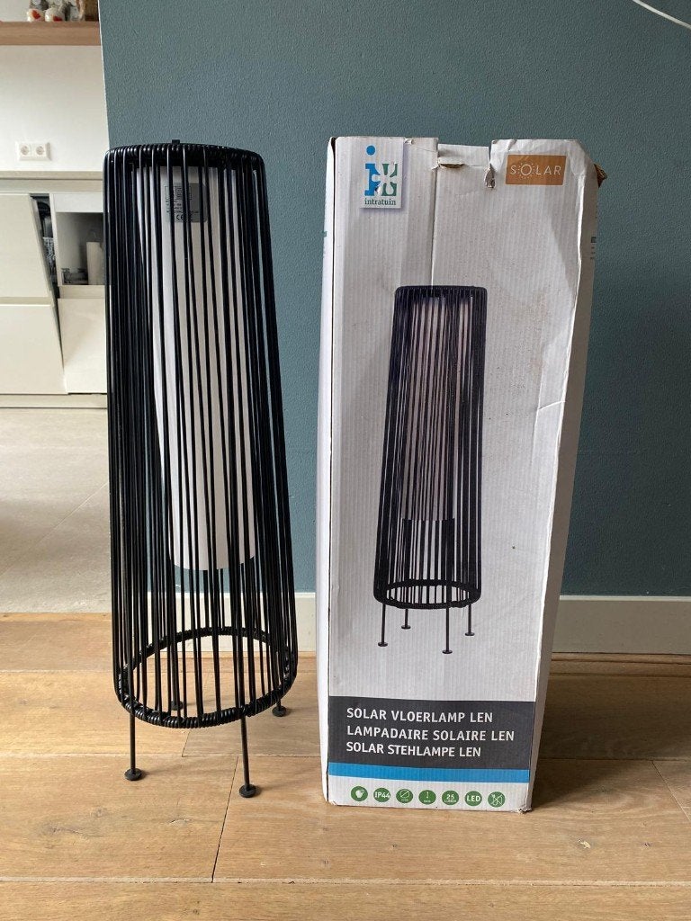 Solar staande (tuin)lamp Intratuin, Zonne-energie, Kunststof, Minder dan 50 watt, Staande lamp