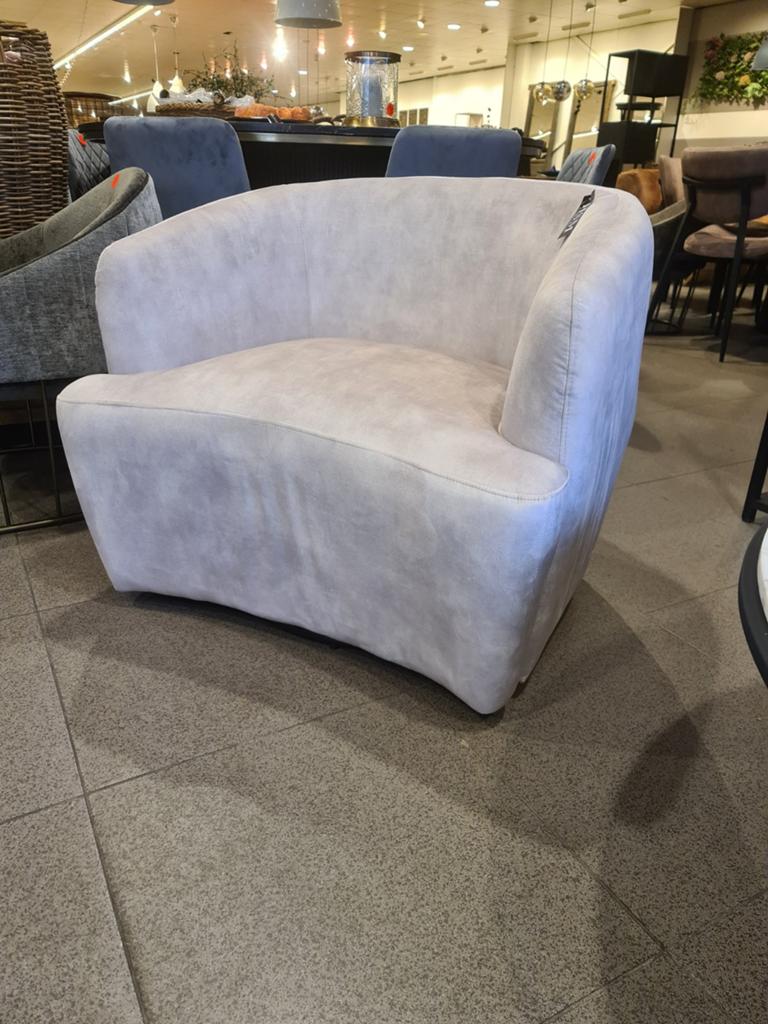 Nieuwe HSM collection fauteuil adore velvet ivoor draaibaar, Huis en Inrichting, Fauteuils, Ophalen, Industrieel landelijk barok brocante koloniaal boheems vintage