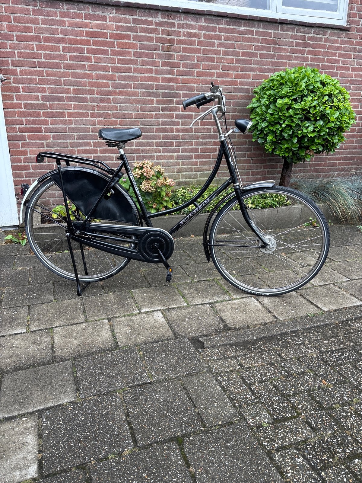 Omafiets fiets 28 inch, 57 cm frame, 3 versnellingen, Gebruikt, Velgrem, Versnellingen, 56 cm of meer