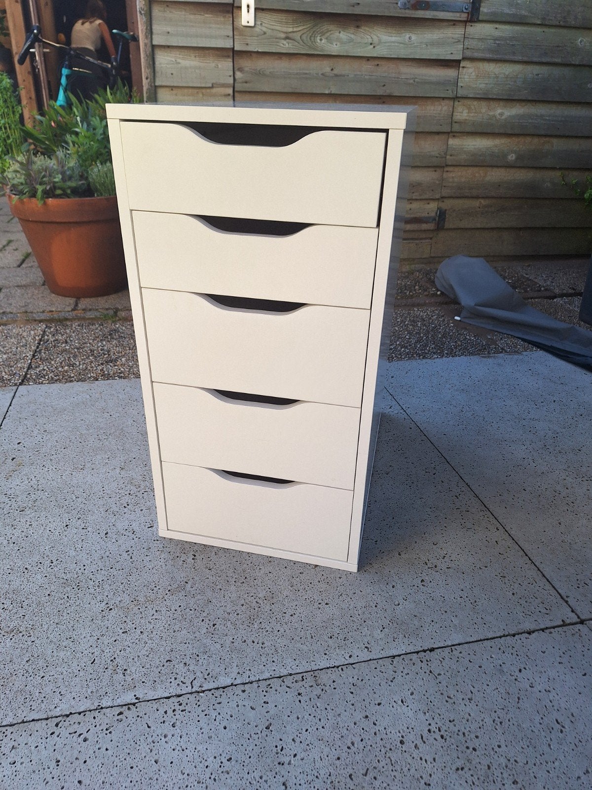 Ikea ladenblok " ALEX "   5 lades, Huis en Inrichting, Ophalen, Minder dan 50 cm, Gebruikt, 5 laden of meer