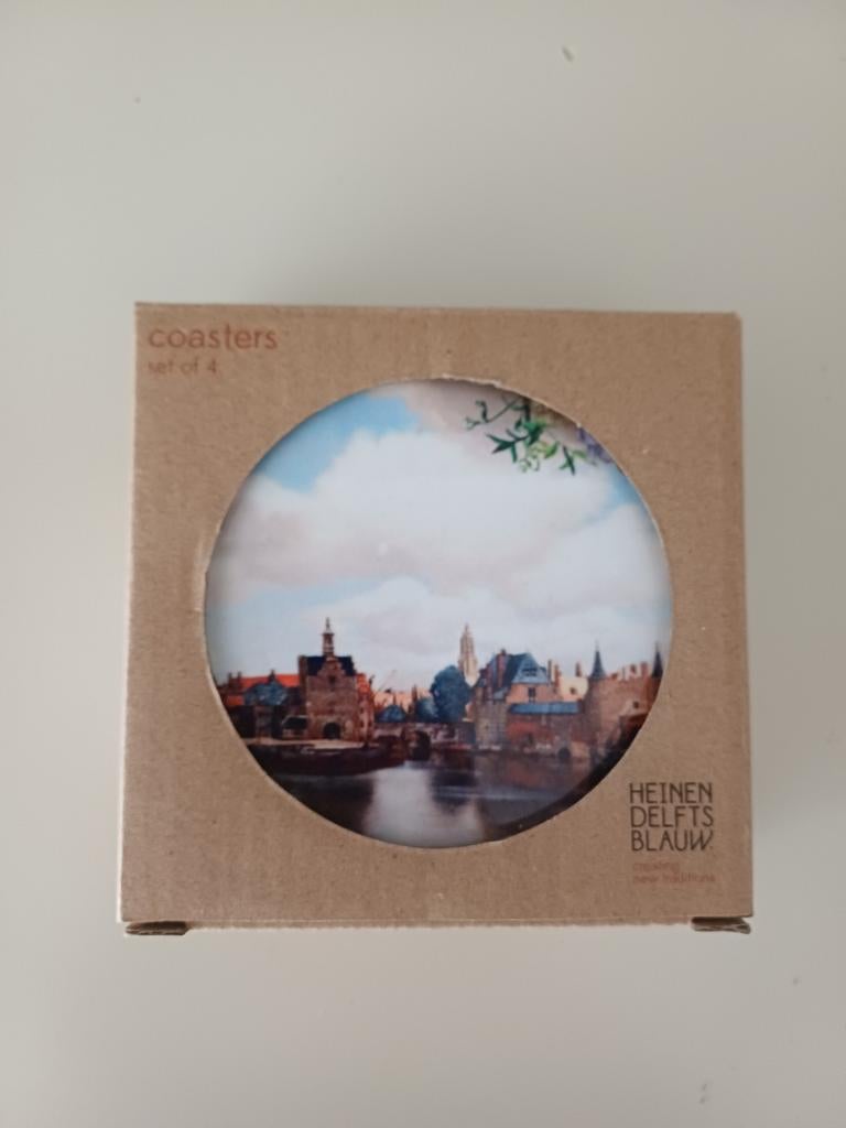 Onderzetters heinen delfts blauw, Ophalen of Verzenden, Nieuw, Glas of Kopje