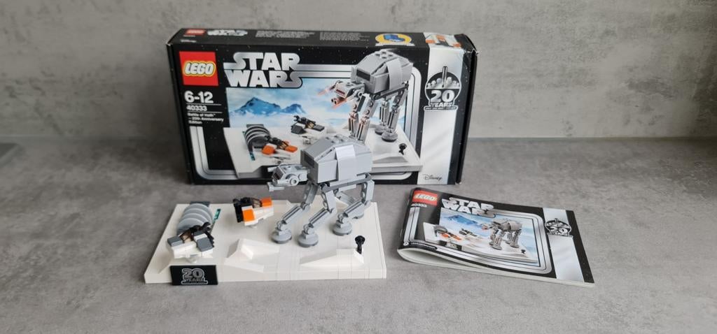 LEGO Star Wars GWP 40333 Battle of Hoth 20th Anniversary, Ophalen of Verzenden, Zo goed als nieuw, Complete set, Lego