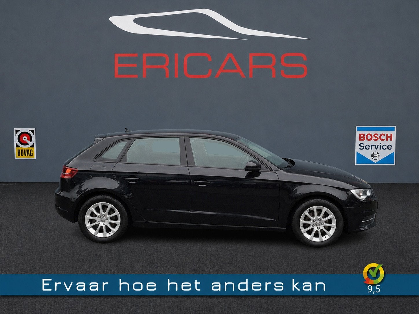 Audi A3 Sportback 1.2 TFSI Ambition Pro Line Automaat, Stof, Gebruikt, Zwart, Origineel Nederlands