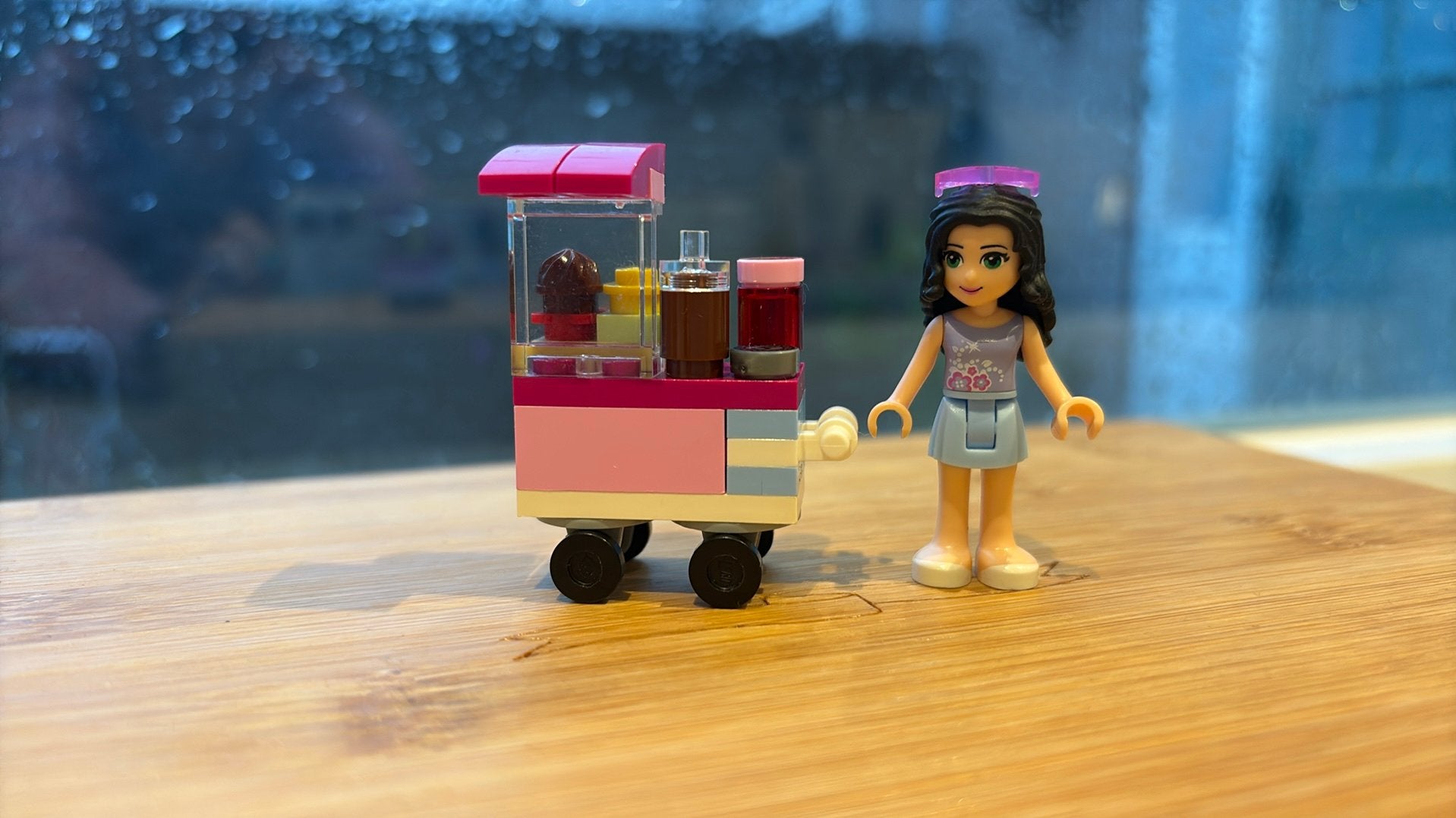 Lego Friends 30396 Cupcakekraam zgan en compleet, Lego, Friends, Ophalen of Verzenden, Complete set