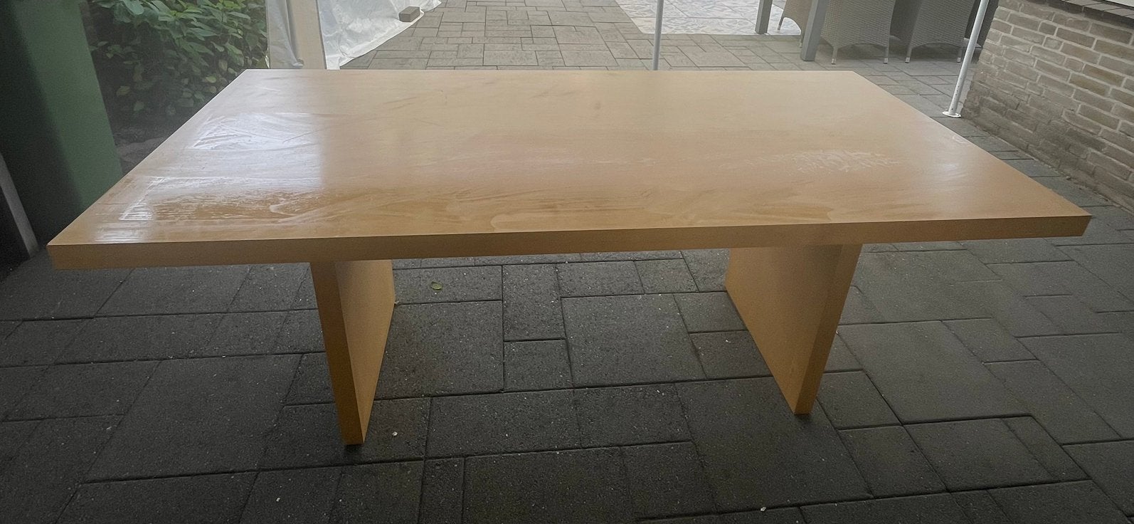 Eettafel 94 - 1.96 gratis ophalen, Ophalen, 50 tot 100 cm, Zo goed als nieuw, 150 tot 200 cm