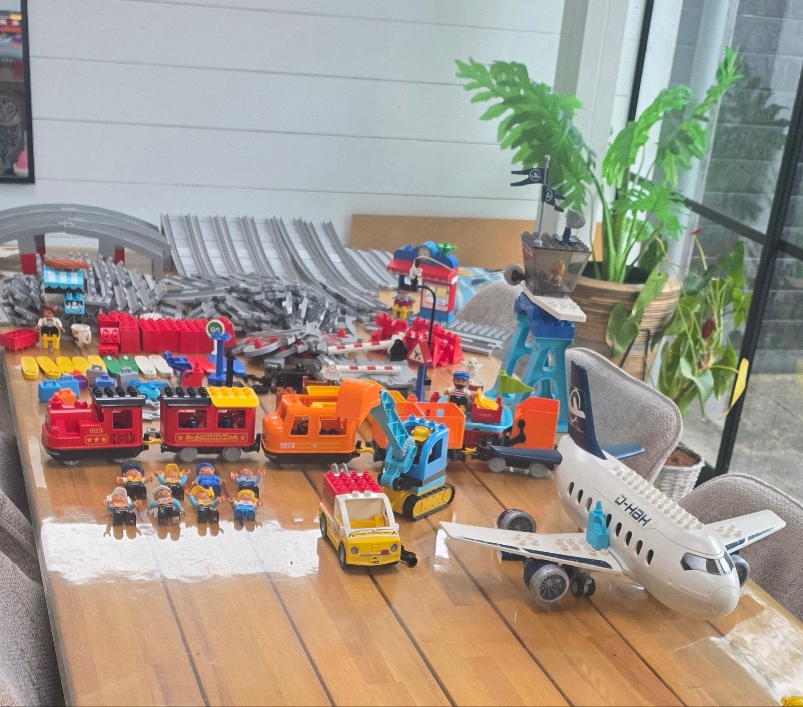Grote collectie LEGO Duplo: Trein, Ophalen, Gebruikt, Overige merken
