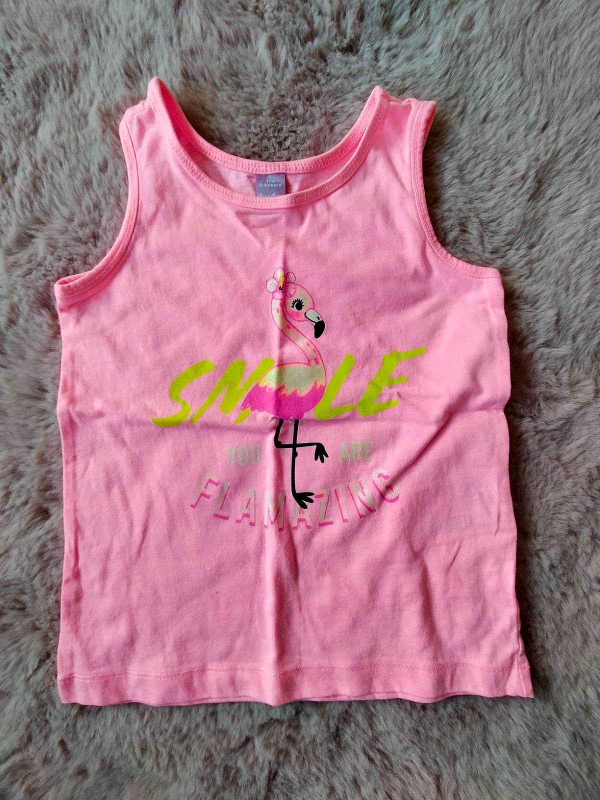 Zgan! Schattige flamingo singlet van Dopodopo! Mt.104, Meisje, Ophalen of Verzenden, Zo goed als nieuw, Dopodopo