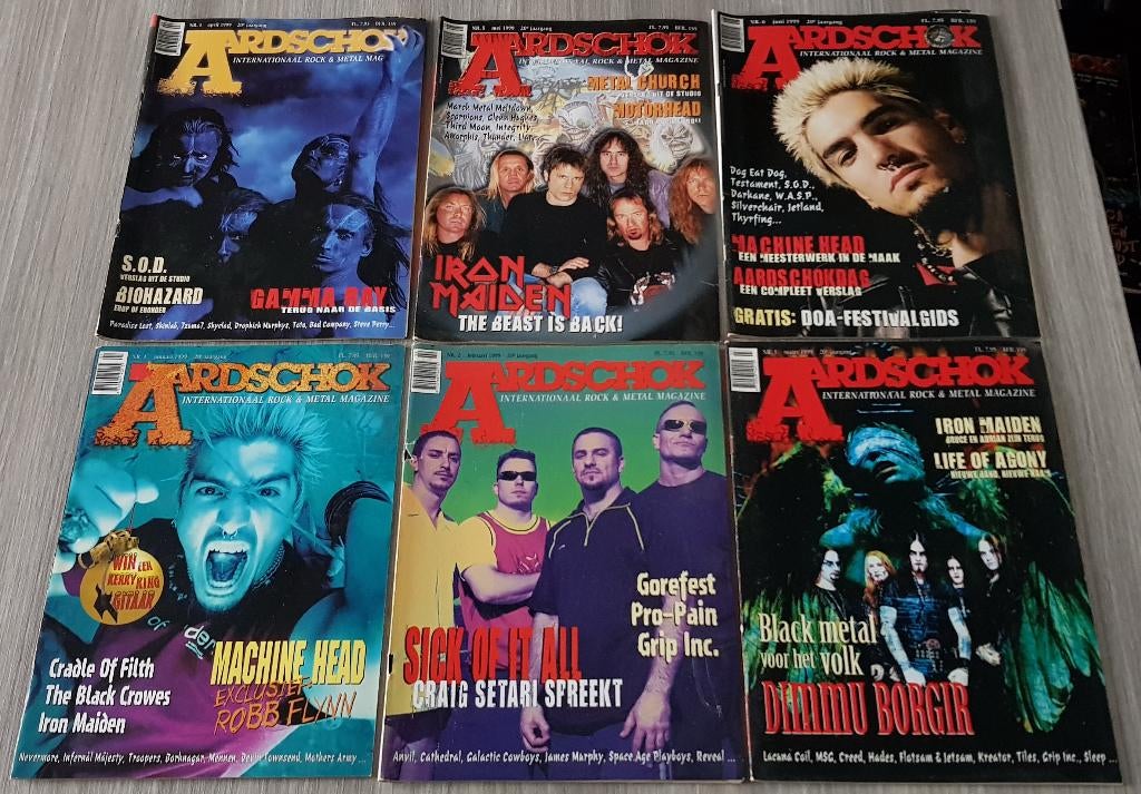 Aardschok Complete jaargang 1999, Ophalen of Verzenden, Gebruikt