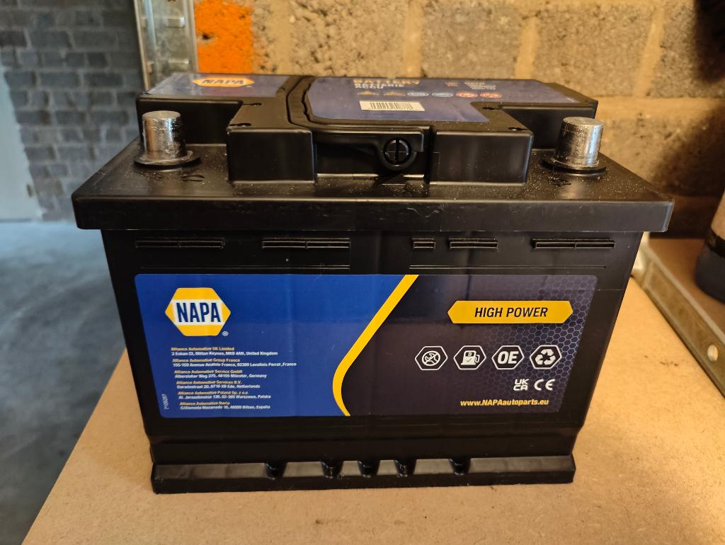 NAPA High Power Accu 12V 54Ah 500A (EN) - ZGAN, Auto-onderdelen, Ophalen, Nieuw, Universele onderdelen