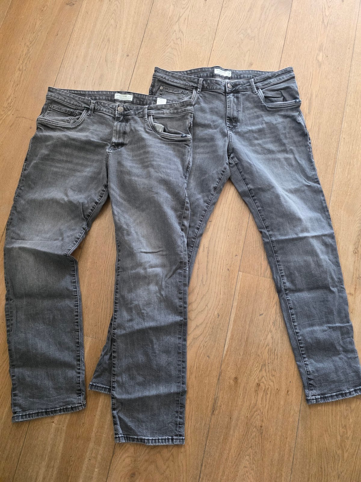 2 Tom Tailor Marvin Straight spijkerbroeken W38 L34, Kleding | Heren, W36 - W38 (confectie 52/54), Tom Tailor, Ophalen of Verzenden