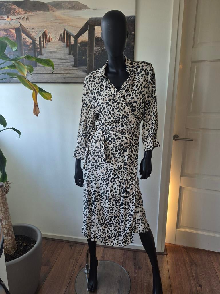 Expresso jurk animalprint maat 42, Maat 42/44 (L), Zo goed als nieuw, Onder de knie, Verzenden