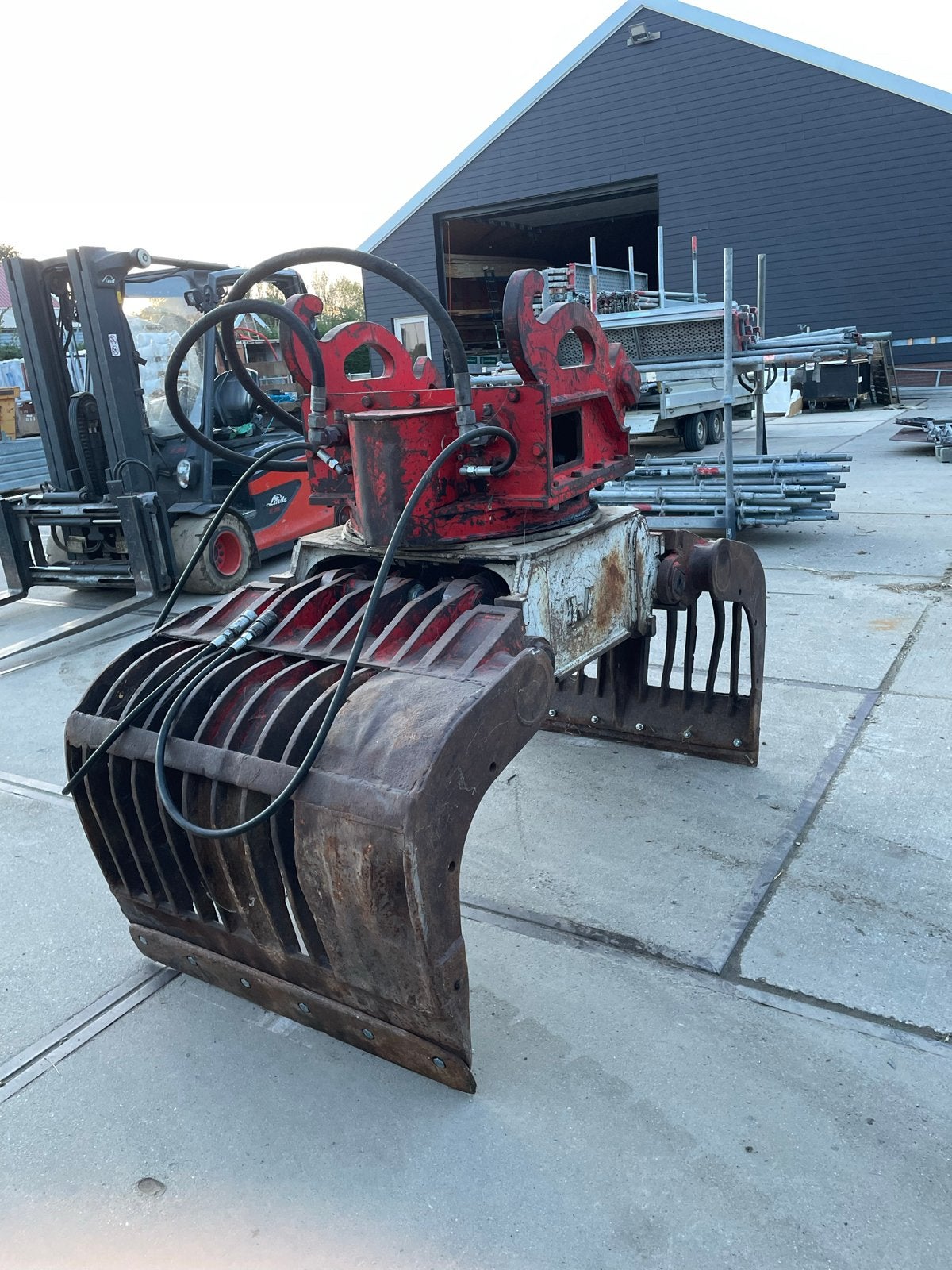 sorteergrijper cw 30, Ophalen