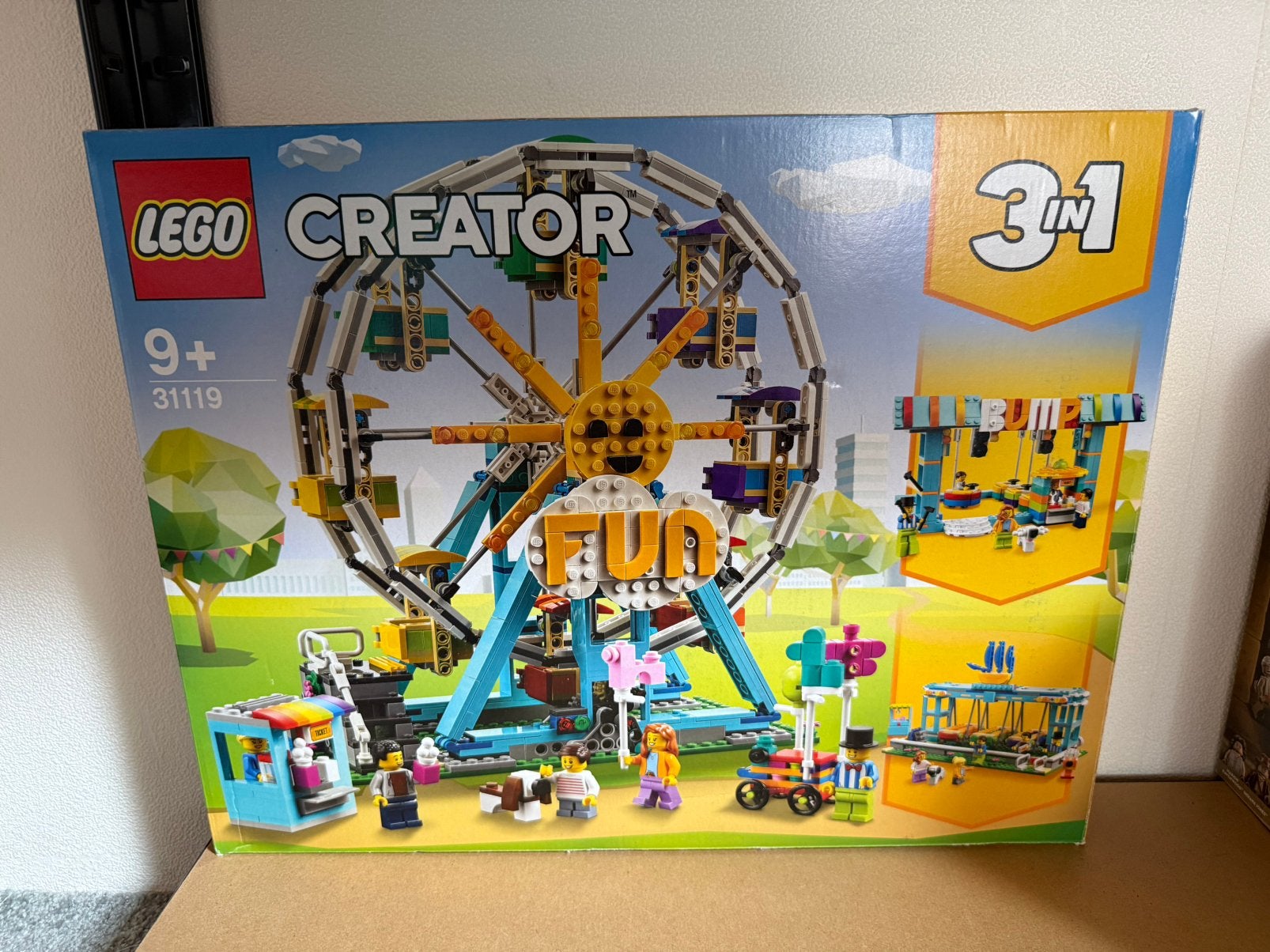 LEGO Creator 3-in-1 31119: Ferris Wheel, Verzenden, Lego, Zo goed als nieuw, Compleet