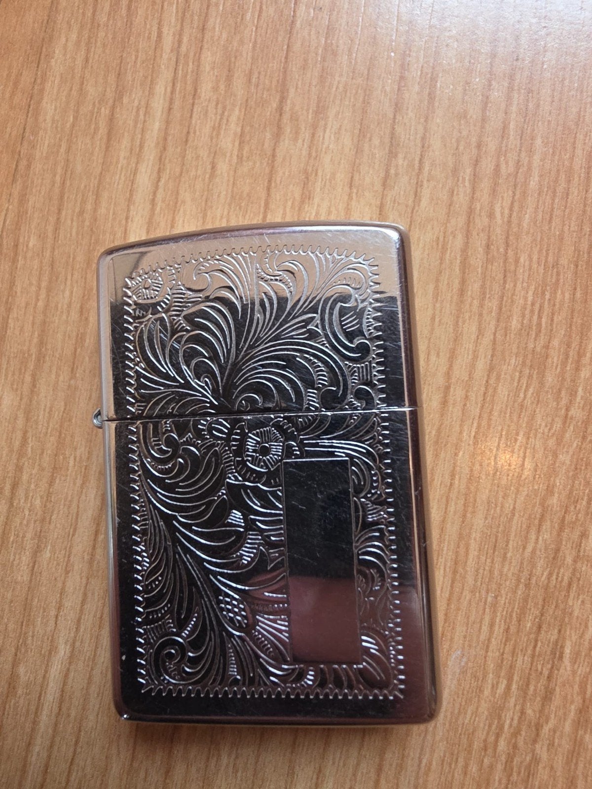 Zippo aansteker met sierlijk gravure - Niagara Falls, Verzamelen, Ophalen of Verzenden, Gebruikt, Aansteker