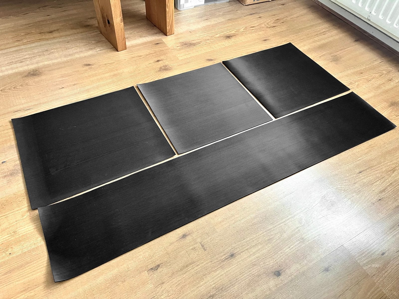 Diverse rubbermatten met ribbelmotief, Ophalen, Zo goed als nieuw