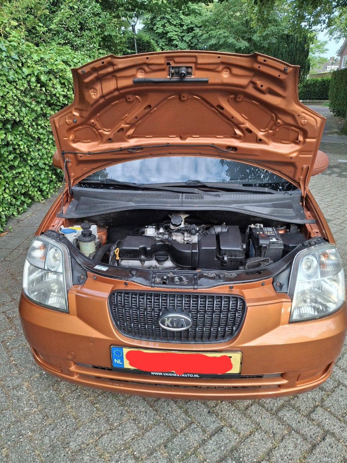 Kia Picanto, Ophalen
