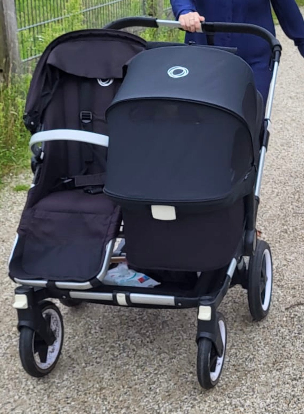 Bugaboo Donkey Duo tweelingwagen, Ophalen, Zo goed als nieuw, Kinderwagen of Buggy