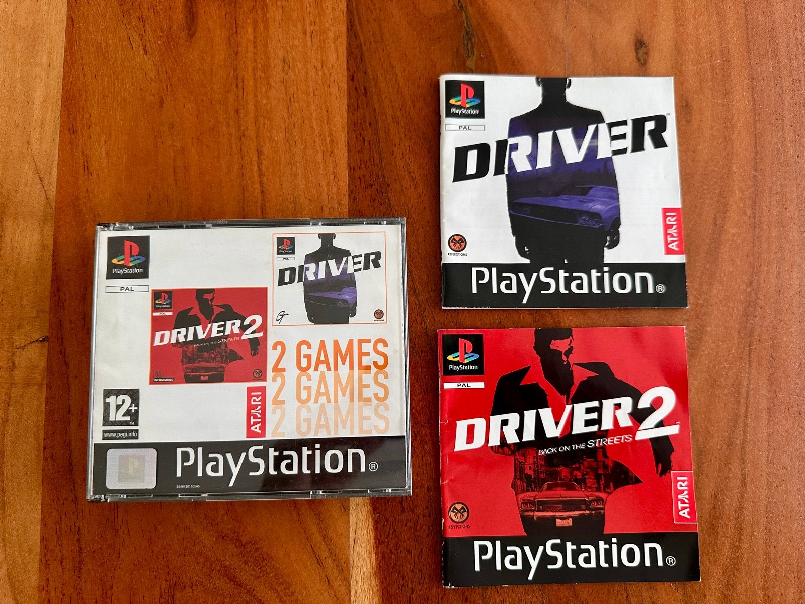 Driver 1 & 2 PlayStation 1 (PS1) Klassieke Racegames, Gebruikt, 1 speler, Racen en Vliegen, Ophalen of Verzenden