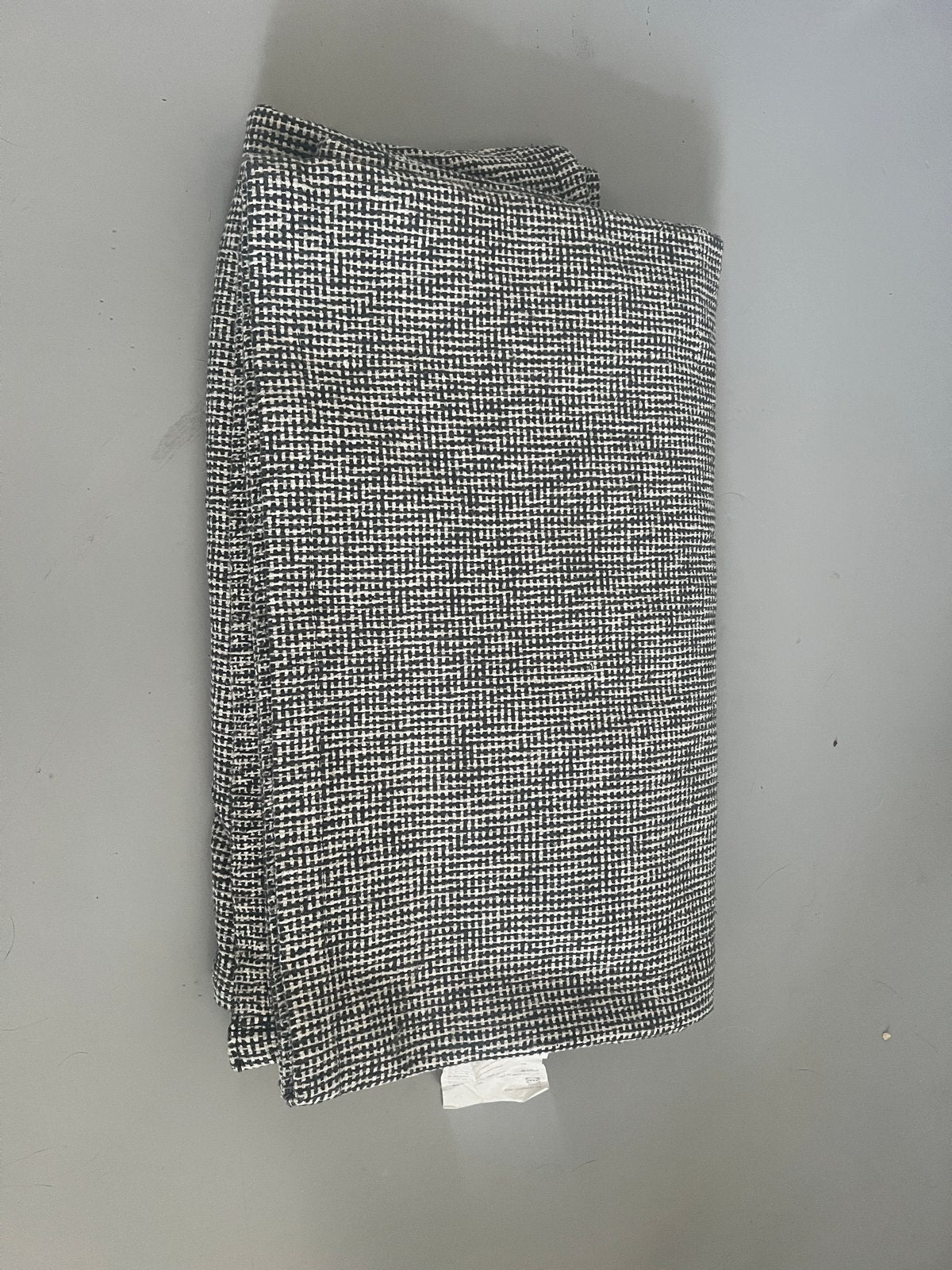 IKEA TIPHEDE Kleed - Zwart/Wit Geruit (155x220 cm), Gebruikt, Zwart, 150 tot 200 cm, 200 cm of meer