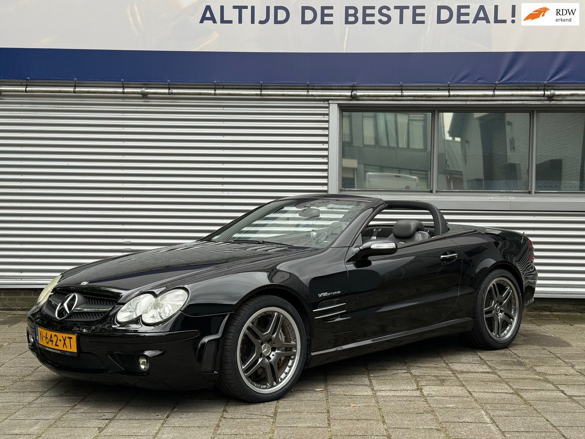 Mercedes-Benz SL-klasse SL65 AMG V12 BiTurbo 612pk l 1of 305, Auto's, Automaat, Achterwielaandrijving, Gebruikt, Zwart