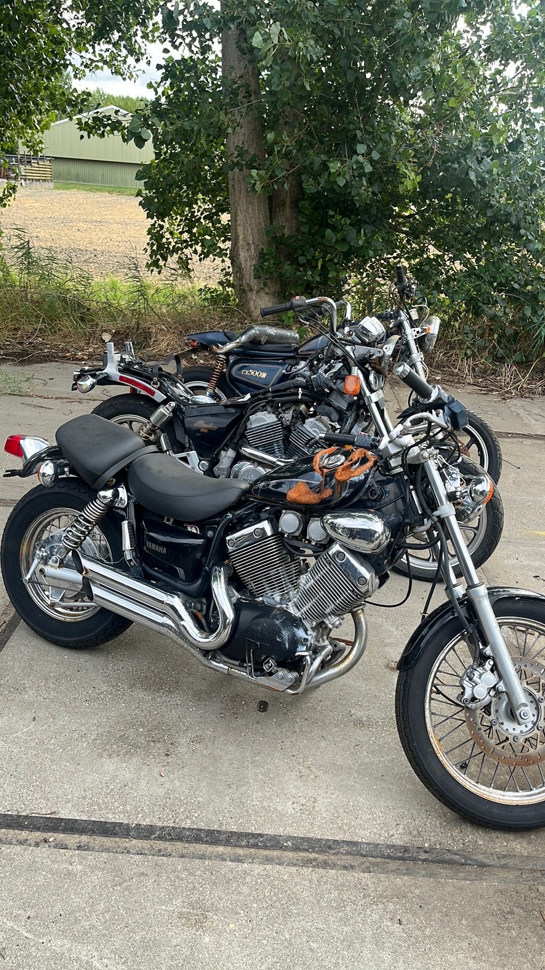 3 schademotor oldtimers , voor onderdelen, Ophalen, Gebruikt