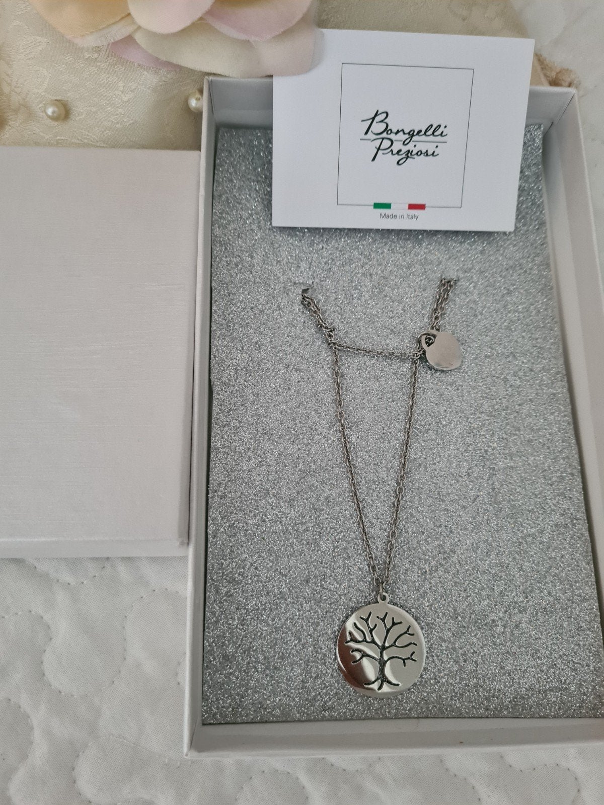 Bongelli Preziosi ketting nieuw, Sieraden, Tassen en Uiterlijk, Kettingen, Ophalen of Verzenden, Nieuw, Zilver, Zilver