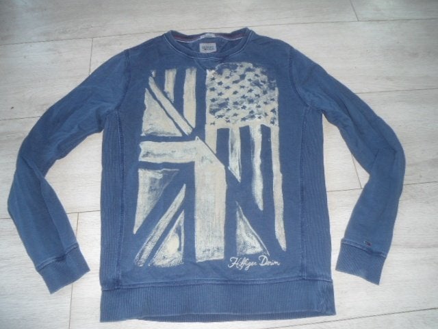 Hilfiger Denim; Leuke vintage sweater; maat M, Kleding | Heren, Truien en Vesten, Ophalen of Verzenden, Gedragen, Tommy Hilfiger Denim