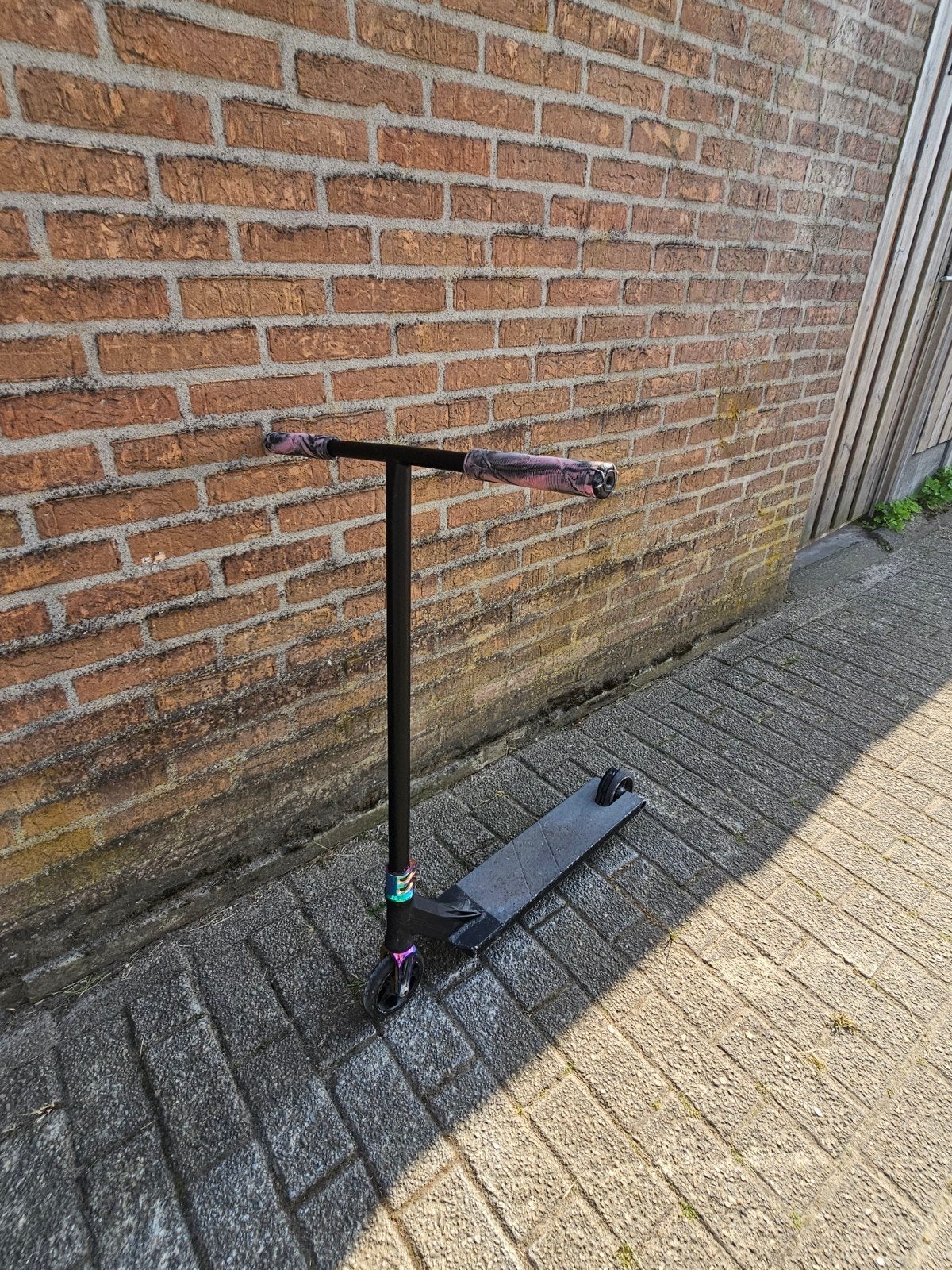 Custom stuntstep - Goede staat, met gebruikerssporen, Fietsen en Brommers, Steps, Ophalen, Gebruikt, Overige typen